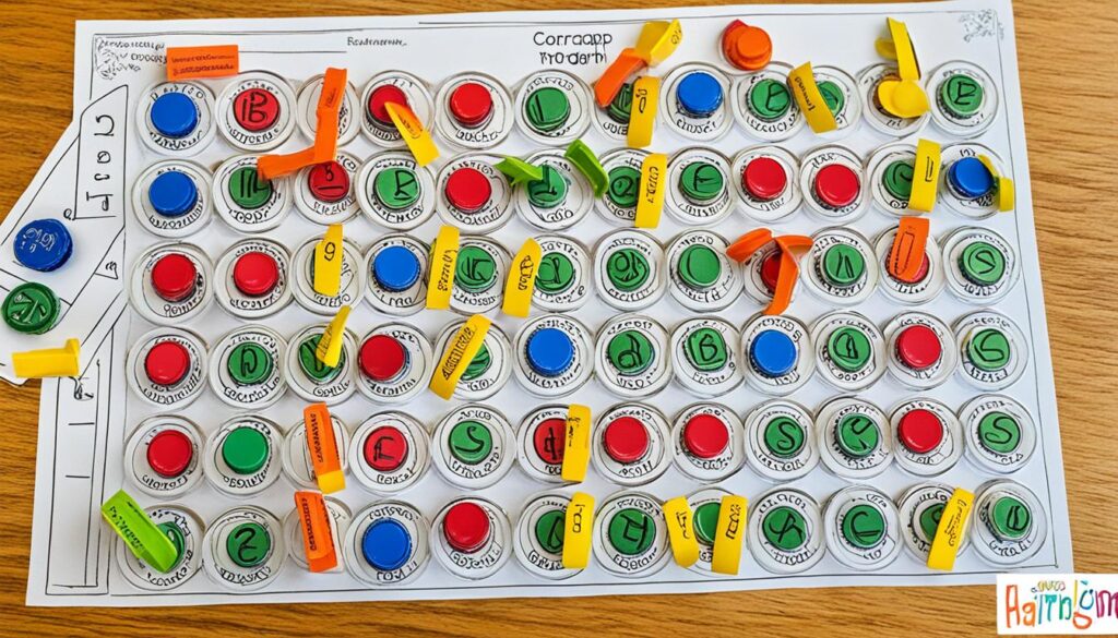 Hands-on Digraph Activities with Bottle Caps